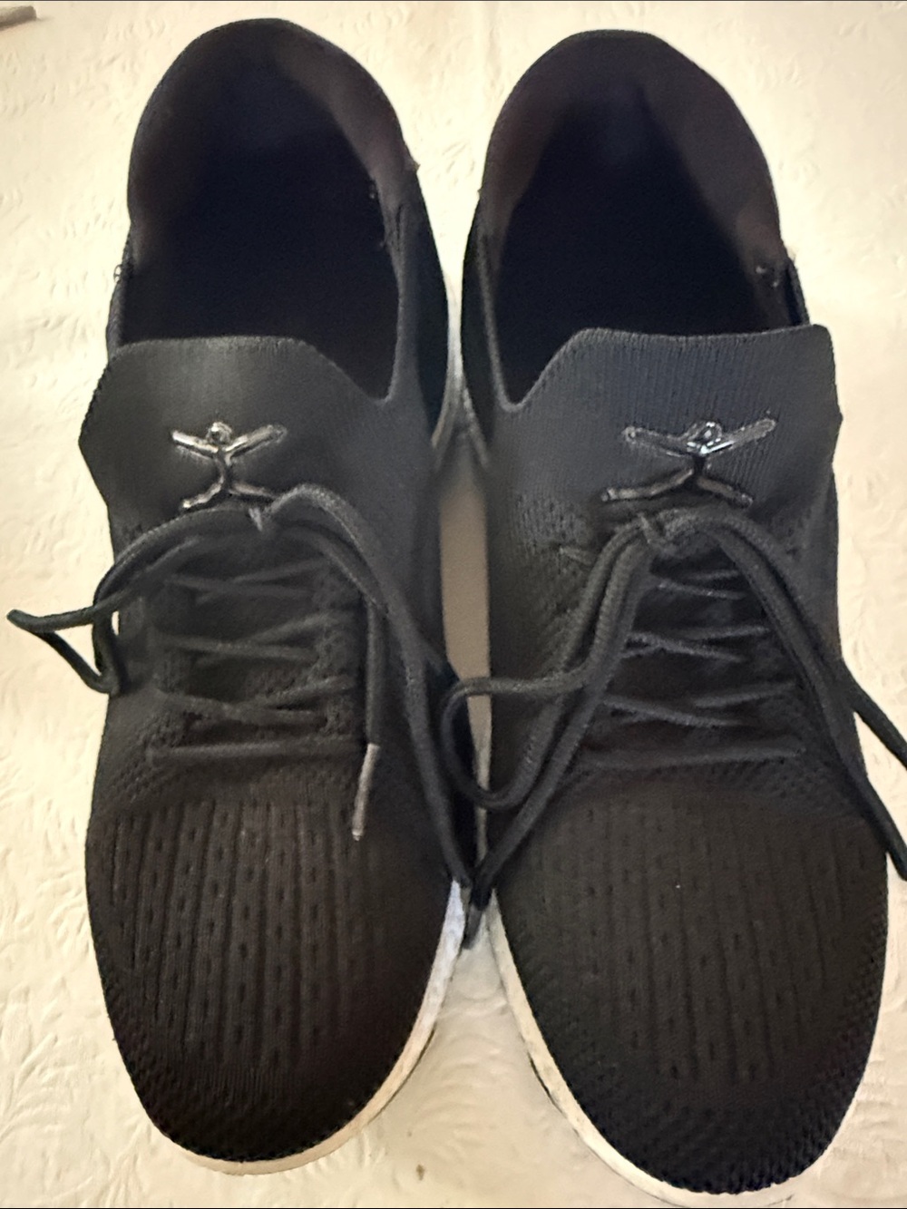 Danskin Black Knit Lace-Up Women's Sneakers